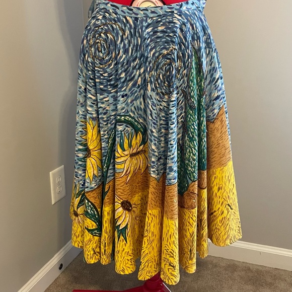 Dimri Dresses & Skirts - Van Gogh Inspired Circle Skirt